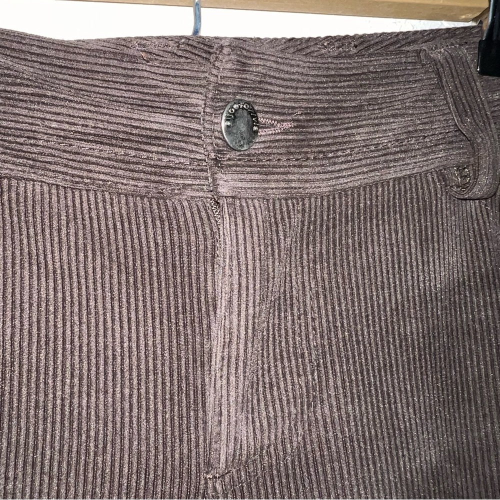 Alice + Olivia Dark Brown Corduroy Boot Cut Pants - Picture 5 of 13